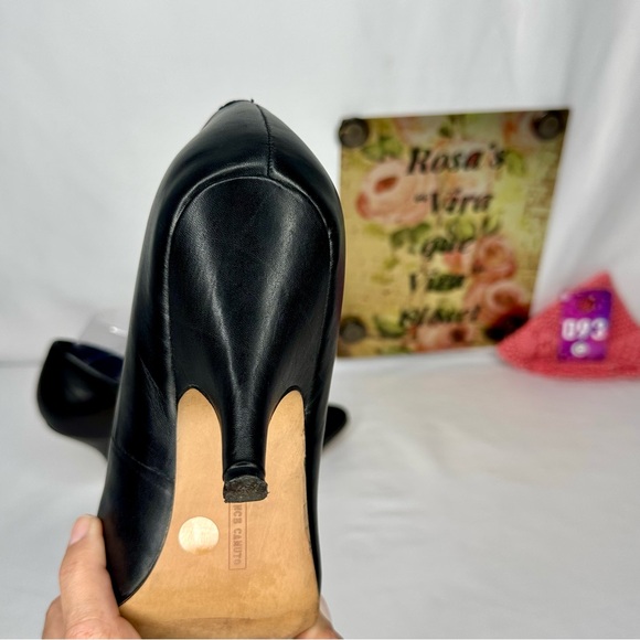 Vince Camuto Black Women's Pumps Mid Heels Size 9 - Picture 5 of 16